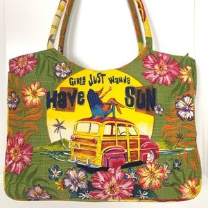 Girls Just Wanna Have Sun Tote Bag L011